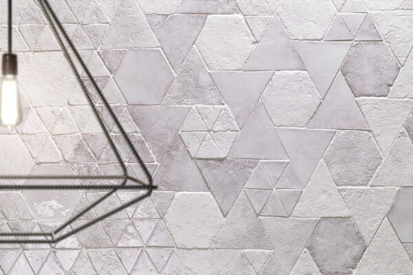 ESAGONO LATO 10 CM
TRIANGOLI LATO 10, 20 CM
BIANCHI MISTI