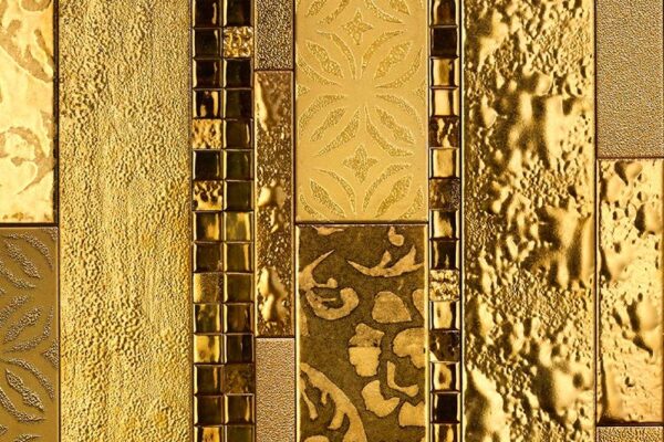 CERAMICA IN FORMATI E DECORI MISTI
ORO CHIMICO